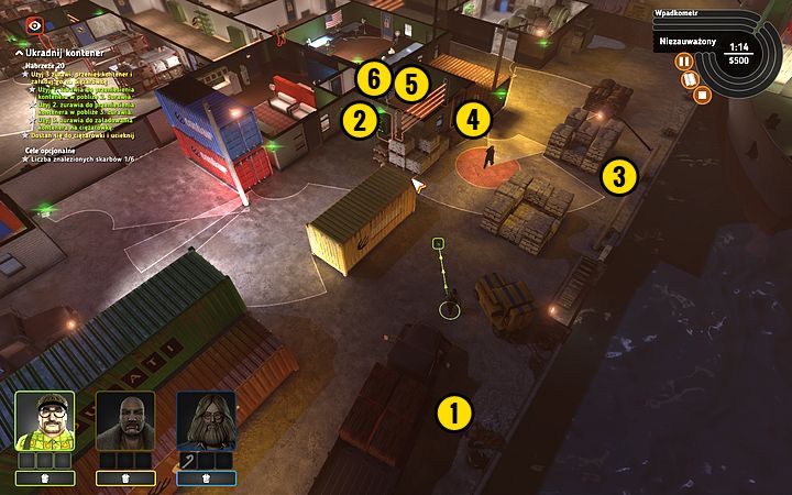 Przeprowadź wszystkich za ciężarówkę (1) - Misja 4 - Trójręki bandyta | Opis przejścia misji Crookz - Crookz - poradnik do gry