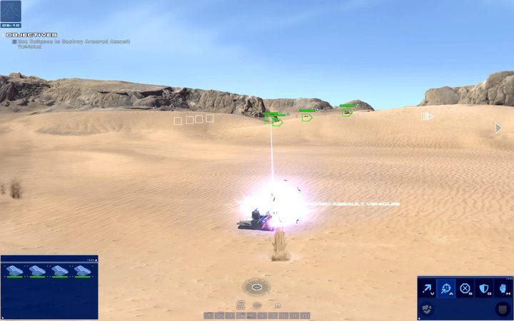 Jednostki ustawione na pozycjach nie będą się poruszać i otrzymają bonus do celności, szczególnie znajdując się na wzgórzu. - Porady do rozgrywki | Podstawy rozgrywki | Homeworld Deserts of Kharak - Homeworld: Deserts of Kharak - poradnik do gry