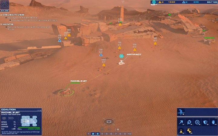 Artefakt gotowy do zebrania - Czym są artefakty? | Artefakty | Homeworld Deserts of Kharak - Homeworld: Deserts of Kharak - poradnik do gry
