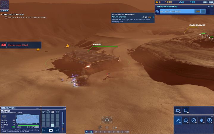 Pamiętaj o rozwoju technologii... wybierz jednak rozsądnie. - 3 - Cape Wrath | Kampania | Homeworld Deserts of Kharak - Homeworld: Deserts of Kharak - poradnik do gry