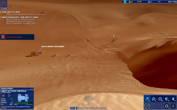 Jedna jednostka może wciągnąć w pułapkę całe oddziały wroga. - 3 - Cape Wrath | Kampania | Homeworld Deserts of Kharak - Homeworld: Deserts of Kharak - poradnik do gry