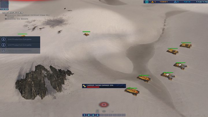 Potężne oddziały Cruiserów: Battle i Artillery z pomocą Supporterów poradzą sobie niemal z każdym przeciwnikiem, jeśli dobrze to rozegrasz. - 12 - Torin Crater | Kampania | Homeworld Deserts of Kharak - Homeworld: Deserts of Kharak - poradnik do gry