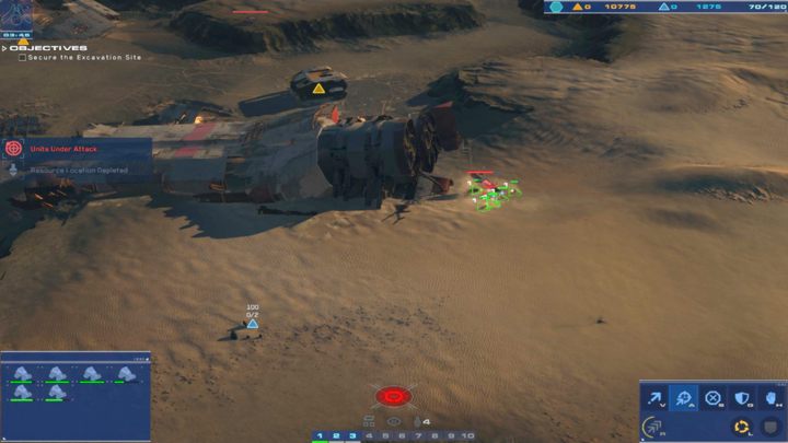 Najpierw rozpocznij pozyskiwanie surowców od wschodniej strony. - 7 - Gaalsien Base | Kampania | Homeworld Deserts of Kharak - Homeworld: Deserts of Kharak - poradnik do gry