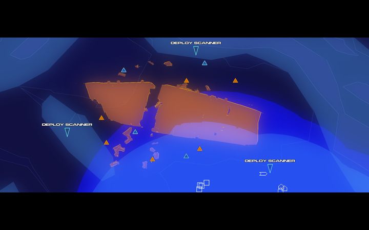 Musisz rozstawić skanery w trzech miejscach i utrzymać je, dopóki skanowanie się nie zakończy. - 13 - Khar-Toba Site | Kampania | Homeworld Deserts of Kharak - Homeworld: Deserts of Kharak - poradnik do gry