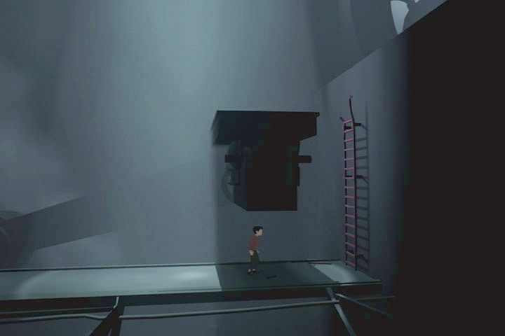 Przejdziesz do dużego pomieszczenia z odwróconą grawitacją wody - Placówka Badawcza - teren doświadczalny | Opis przejścia | Inside - Inside - poradnik do gry