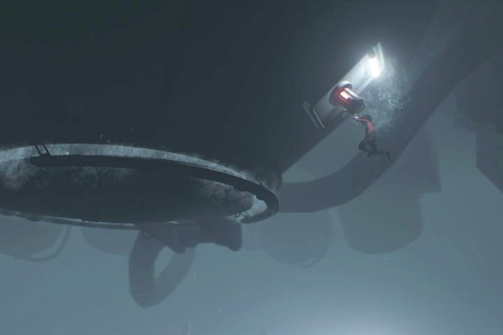 Najpierw udaj się w lewo aż dojdziesz do ściany z plastikowym pudłem - Placówka Badawcza - teren doświadczalny | Opis przejścia | Inside - Inside - poradnik do gry