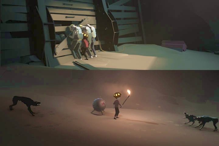 W zalanej bazie, gdy otworzysz duże okrągłe drzwi i wpadniesz do wody - Osiągnięcia i ukryte zakończenie | Opis przejścia | Inside - Inside - poradnik do gry