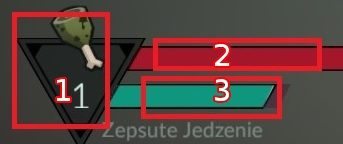 W ramach tego elementu interfejsu również mamy dostępne trzy wskaźniki - Interfejs | Podstawy | Necropolis - Necropolis - poradnik do gry