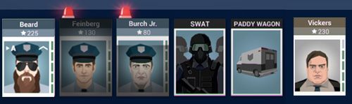 Policjanci, SWAT , więźniarka i detektyw. - Zarządzanie podkomendnymi | Podstawy This is the Police - This is the Police - poradnik do gry