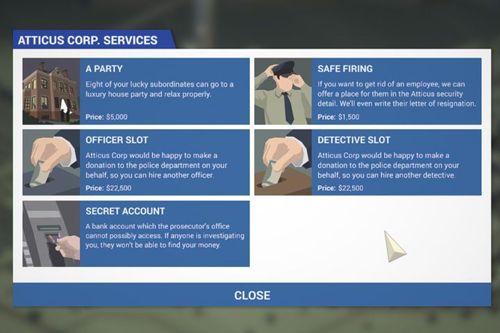 Korporacja daje nam możliwość dodatkowego rozwoju. - Miejsca na mapie | Podstawy This is the Police - This is the Police - poradnik do gry