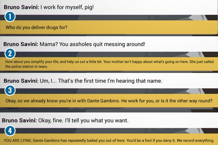 Najpierw trzeba złamać chłopaka, żeby nam wskazał następnego członka gangu - Gangi | Podstawy This is the Police - This is the Police - poradnik do gry