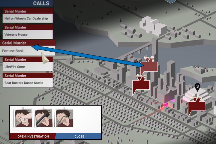 Do otrzymania kolejnej wskazówki musisz udać się do banku - Seryjny Morderca | Podstawy This is the Police - This is the Police - poradnik do gry