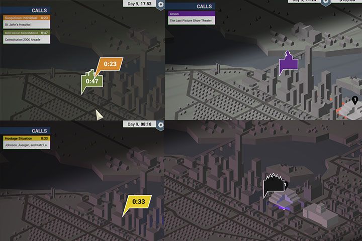 Rózne rodzaje zdarzeń jakie mogą nas spotkać. - Porady ogólne i podstawy rozgrywki | Podstawy This is the Police - This is the Police - poradnik do gry