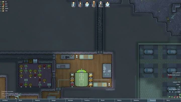 Możesz zainwestować duży pokój na sektor produkcyjny swojej kolonii - Jak działa tryb architekta? | Podstawy życia w kolonii w RimWorld - RimWorld - poradnik do gry