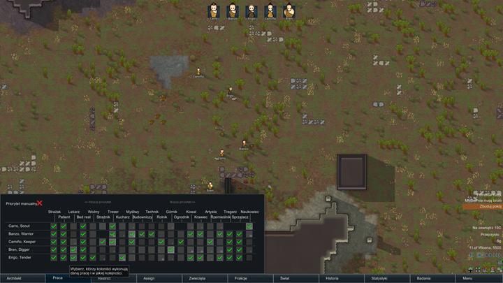 Ustalenie priorytetów manualnych bardzo Ci pomoże na początku gry - Porady ogólne | Poradnik do gry RimWorld - RimWorld - poradnik do gry