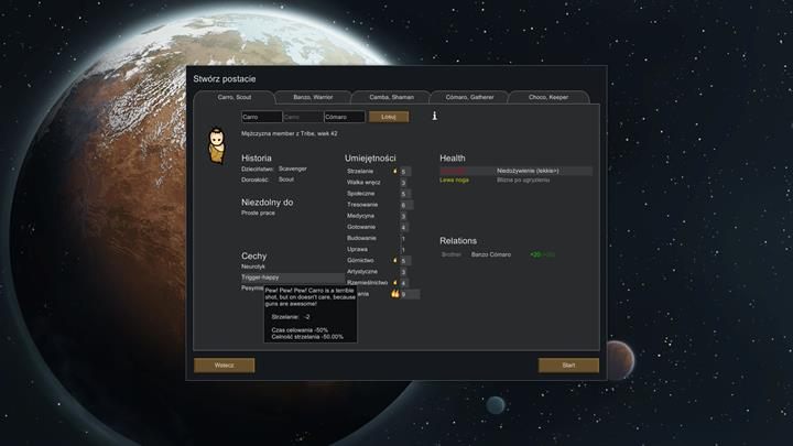 Edytor tworzenia kolonistów oferuje bardzo wiele opcji - Tworzenie kolonistów | Poradnik do gry RimWorld - RimWorld - poradnik do gry