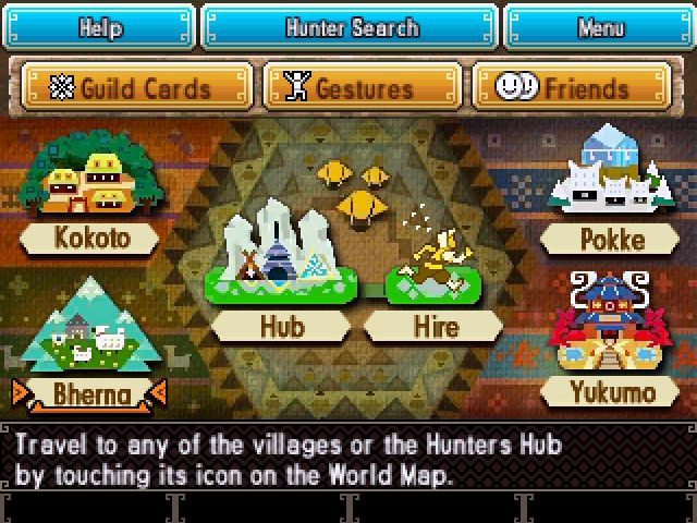 W grze MHGen mamy dostępne cztery wioski - Wioski i questy | Monster Hunter Generations - Monster Hunter Generations - poradnik do gry