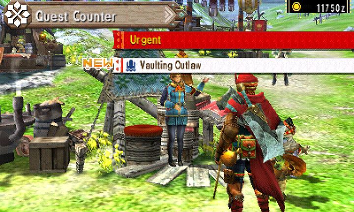Pilne questy nie są widoczne na liście, dopóki nie wykonamy pewnej ilości zadań kluczowych - Wioski i questy | Monster Hunter Generations - Monster Hunter Generations - poradnik do gry