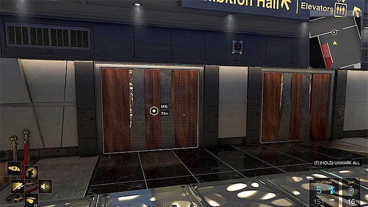 Przejście na poziomie 1 budynku - Powstrzymując Marchenkę - zadanie główne | Centrum konferencyjne Apex Centre - Deus Ex: Rozłam Ludzkości - poradnik do gry