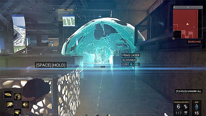 Granaty lub miny EMP mogą skutecznie ogłuszać Marchenkę - Powstrzymując Marchenkę - zadanie główne | Centrum konferencyjne Apex Centre - Deus Ex: Rozłam Ludzkości - poradnik do gry