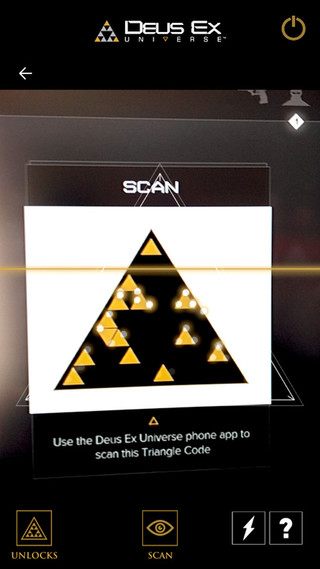 Skanowanie kodu QR z użyciem smartphona. - Trój-kody | Zestawienia | Deus Ex Rozłam Ludzkości - Deus Ex: Rozłam Ludzkości - poradnik do gry