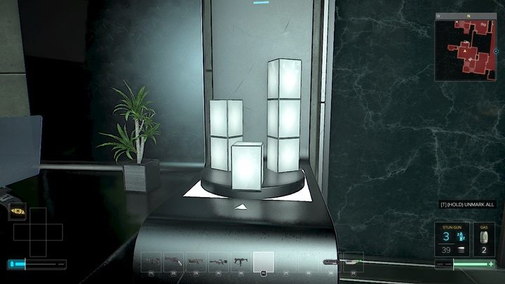 Zagadka z blokami - klucz do otwarcia tajnej skrytki - Zestawy Praxis | Zestawienia | Deus Ex Rozłam Ludzkości - Deus Ex: Rozłam Ludzkości - poradnik do gry