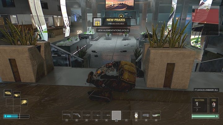 Przeszukując ciało Marchenki po zabiciu go możesz odnaleźć jeszcze jeden zestaw Praxis - Zestawy Praxis | Zestawienia | Deus Ex Rozłam Ludzkości - Deus Ex: Rozłam Ludzkości - poradnik do gry