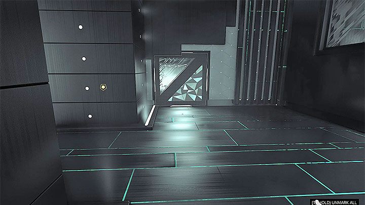 Wejście do szybu jest obok jednego z wysuniętych z ziemi bloków - Kto pociąga za sznurki? - zadanie główne | Praga (druga wizyta) - Zadania główne - Deus Ex: Rozłam Ludzkości - poradnik do gry