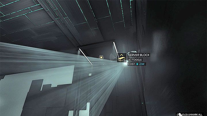 Zwróć się w stronę pokazanej na obrazku nowej kamery - Kto pociąga za sznurki? - zadanie główne | Praga (druga wizyta) - Zadania główne - Deus Ex: Rozłam Ludzkości - poradnik do gry