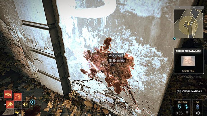 Twoje pierwsze zadanie to odnalezienie i zbadanie w sumie siedmiu dowodów rzeczowych i w ich lokalizowaniu bardzo może ci pomóc ulepszenie Wyostrzenie wzroku - Żniwiarz - zadanie poboczne | Praga (druga wizyta) - Zadania poboczne - Deus Ex: Rozłam Ludzkości - poradnik do gry