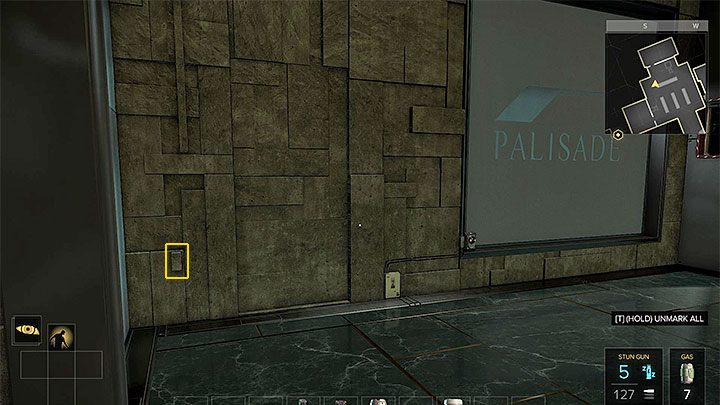 W skarbcu B również znajduje się sekretne pomieszczenie (M12,47), ale dostęp do niego jest bardzo utrudniony - Mapa banku Palisade Property - M12 | Praga - Mapy | Deus Ex Rozłam Ludzkości - Deus Ex: Rozłam Ludzkości - poradnik do gry