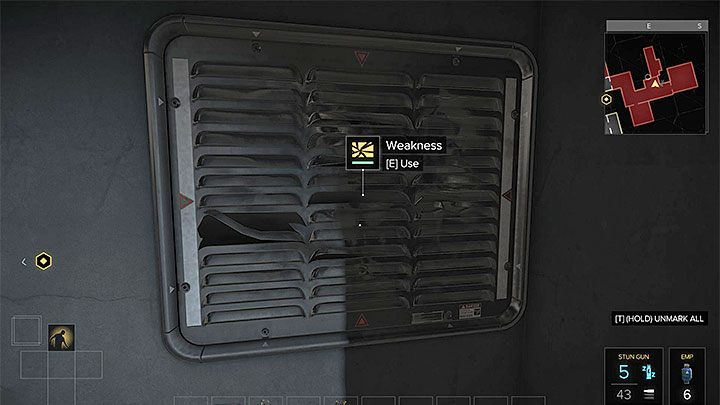 Miejsce gdzie można przebić się przez osłabioną ścianę - Kwestia jurysdykcji - zadanie główne | Praga - Zadania główne - Deus Ex: Rozłam Ludzkości - poradnik do gry