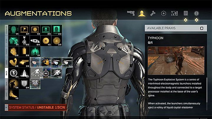 Używanie eksperymentalnych wszczepów obciąża system - Ważne informacje na temat ulepszeń | Ulepszenia (wszczepy) | Deus Ex - Deus Ex: Rozłam Ludzkości - poradnik do gry