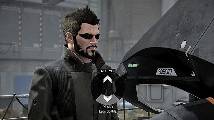 Możesz od razu wyruszyć do miasta Golem lub poprosić Eliasa o to żeby zaczekał aż Jensen będzie gotowy - Sprawy do załatwienia - zadanie główne | Praga - Zadania główne - Deus Ex: Rozłam Ludzkości - poradnik do gry