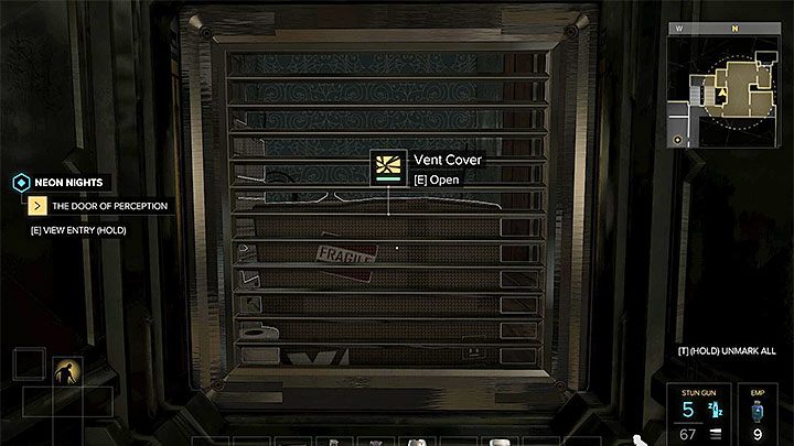 Drugi alternatywy sposób również wiąże się z przejściem przez szyby wentylacyjne - Neonowe noce - zadanie poboczne | Praga - Zadania poboczne | Deus Ex - Deus Ex: Rozłam Ludzkości - poradnik do gry