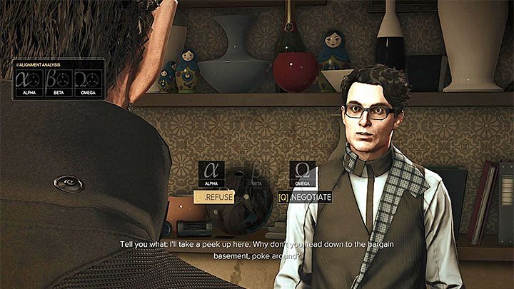 Możesz skorzystać z przerwania w trakcie rozmowy - 01011000 - zadanie poboczne | Praga (druga wizyta) - Zadania poboczne - Deus Ex: Rozłam Ludzkości - poradnik do gry