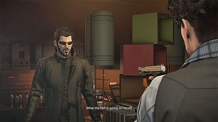 W piwnicy na Jensena czeka pułapka - 01011000 - zadanie poboczne | Praga (druga wizyta) - Zadania poboczne - Deus Ex: Rozłam Ludzkości - poradnik do gry