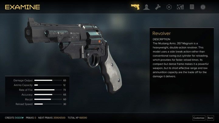 Rewolwer podstawowy - Bronie (opis i lokalizacje) | Zestawienia | Deus Ex Rozłam Ludzkości - Deus Ex: Rozłam Ludzkości - poradnik do gry