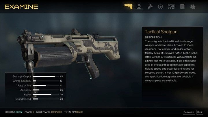 Strzelba taktyczna z maksymalnymi parametrami - Bronie (opis i lokalizacje) | Zestawienia | Deus Ex Rozłam Ludzkości - Deus Ex: Rozłam Ludzkości - poradnik do gry