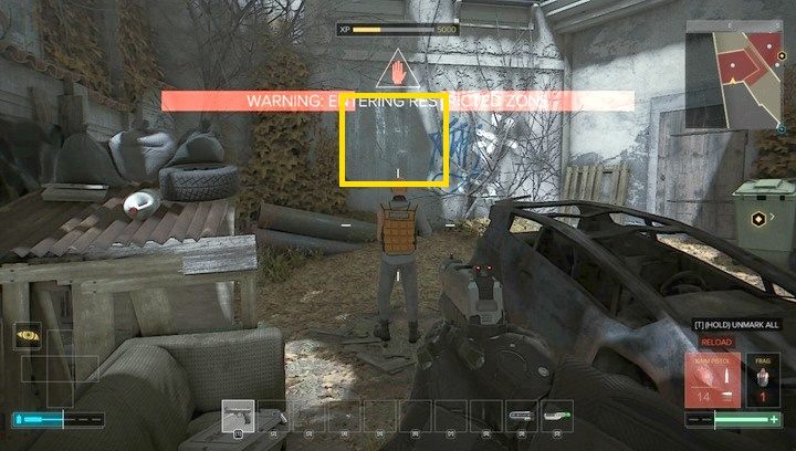 Za ścianą na podwórzu północnej części Pragi południowej znajduje się zniszczalna ściana - Bronie (opis i lokalizacje) | Zestawienia | Deus Ex Rozłam Ludzkości - Deus Ex: Rozłam Ludzkości - poradnik do gry