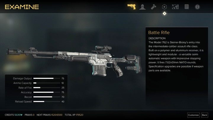 Jednostrzałowy karabin bojowy sprawdza się na średnim i dużym dystansie - Bronie (opis i lokalizacje) | Zestawienia | Deus Ex Rozłam Ludzkości - Deus Ex: Rozłam Ludzkości - poradnik do gry