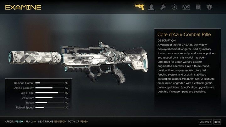 Karabin szturmowy korzystający z elektrycznej amunicji - Bronie (opis i lokalizacje) | Zestawienia | Deus Ex Rozłam Ludzkości - Deus Ex: Rozłam Ludzkości - poradnik do gry