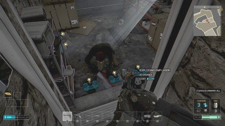 Sprzedawca zdecydowanie nie chce, aby podczas podróży przechodzić przez jego sklep... - Mapa północnej części Pragi - M3 | Praga - Mapy | Deus Ex Rozłam Ludzkości - Deus Ex: Rozłam Ludzkości - poradnik do gry