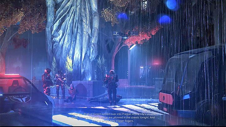 Staraj się unikać kontaktu z policjantami i pomagaj sobie często np. Zdalnym hakowaniem - Mapa północnej części Pragi - M3 | Praga - Mapy | Deus Ex Rozłam Ludzkości - Deus Ex: Rozłam Ludzkości - poradnik do gry