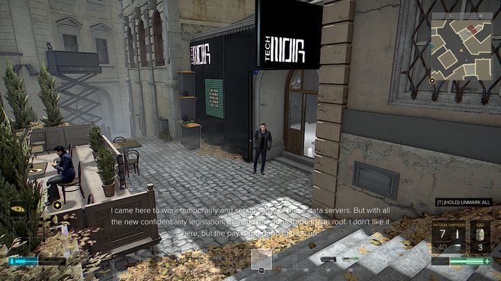 Sklep Tech Noir - Mapa północnej części Pragi - M3 | Praga - Mapy | Deus Ex Rozłam Ludzkości - Deus Ex: Rozłam Ludzkości - poradnik do gry