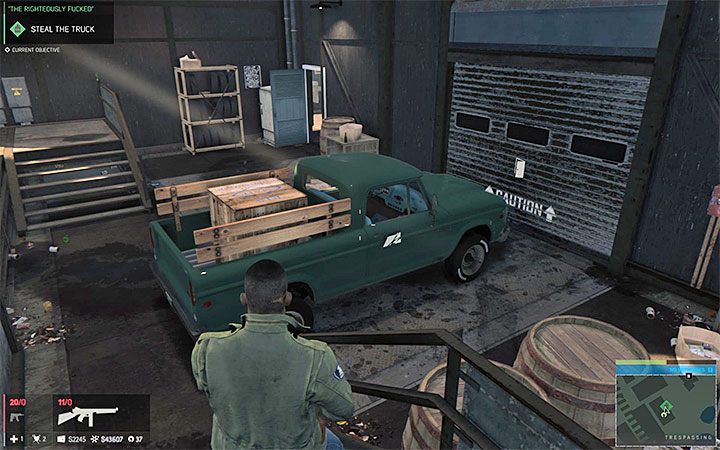 Pozbądź się wszystkich wrogów pilnujących pick-upa i dopiero wtedy go ukradnij - Misje związane z biznesami | Opcjonalne misje w Mafia III - Mafia III - poradnik do gry