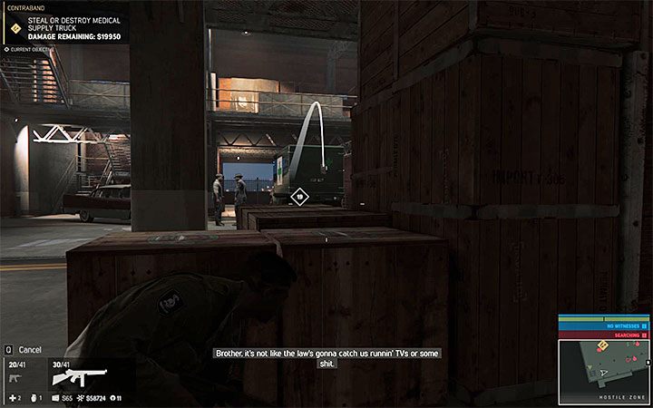 Możesz zniszczyć ciężarówkę np. z pomocą granatów - Biznes kontrabandy | Misje fabularne w Mafia III - Mafia III - poradnik do gry