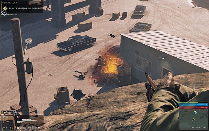 Postaraj się oczyścić okolicę ze wzgórza - Spotkanie z Enzo Contim | Misje fabularne w Mafia III - Mafia III - poradnik do gry