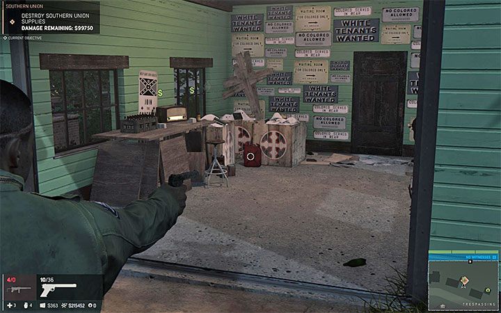 Rozglądaj się w pobliżu zapasów za wybuchowymi obiektami - Biznes ugrupowania rasistowskiego | Misje fabularne w Mafia III - Mafia III - poradnik do gry