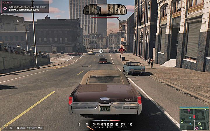 Obserwuj pasek u góry ekranu - każda niewłaściwa akcja będzie go napełniać - Biznes szantaży | Misje fabularne w Mafia III - Mafia III - poradnik do gry